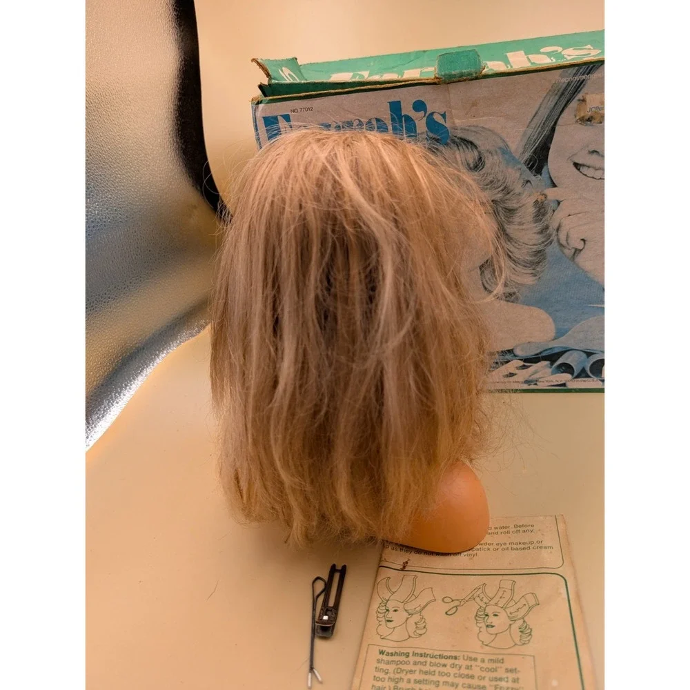 Farrah's Glamour Center 1977 Mego Beauty Head W Box No Accessories Vintage